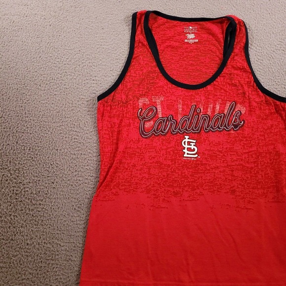 St. Louis Cardinals Shirt Girls Extra Large Red Tank Top Campus Lifestyle Tee‎ - Picture 5 of 10